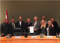 Nanaimo City Council with signed Code of Conduct