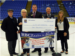 Cheque Presentation from RBC to City of Nanaimo