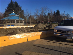 Construction of Outdoor Ice Rink started at Maffeo Sutton Park2