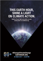 Earth Hour 2017 poster