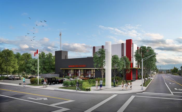 Nanaimo Fire Station Render