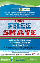 Lions Free Skate Poster