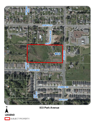 Site Plan of 933 Park Ave