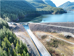 Jump Lake reservoir and dam
