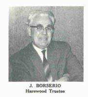 Photo of Jim Borserio, Trustee, Harewood Centennial Committee in 1967