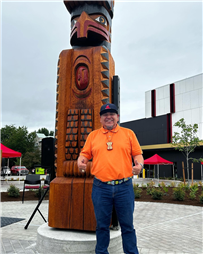 Snuneymuxw Master Carver Noel Brown