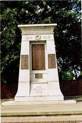 Nanaimo's downtown "Dallas Square" Cenotaph