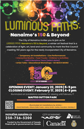 Luminous Paths: Nanaimo's 150 & Beyond