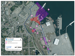 Areas of Contamination at 1 Port Drive