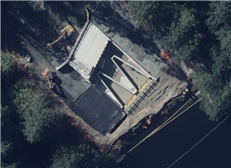 Aerial Photo of the Spillway Construction