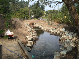 Channel realignment at 1420 Bay Street