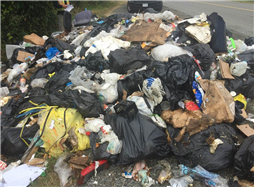 3,400kgs of household garbage