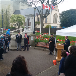 Nanaimo's Dutch-Canadian Friendship Tulip Garden Blooming Ceremony