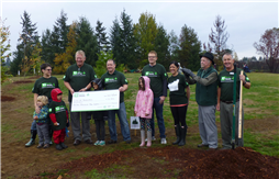 Cheque Presentation from TD Friends of the Environment and Tree Canada to City of Nanaimo