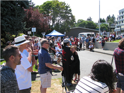 June 21 flag placement event