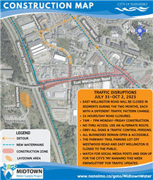 Midtown Water Supply Construction Map