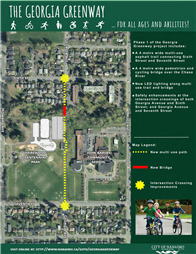 Georgia Greenway Phase 1 Map