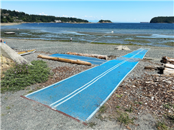 Mobi-Mat® on Departure Bay beach