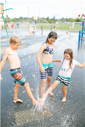 Kids at Harewood Mining Centennial Water Park