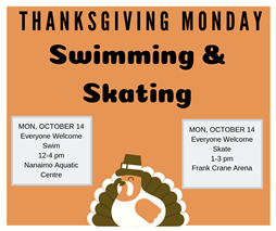 Thanksgiving Monday Swimming & Skating