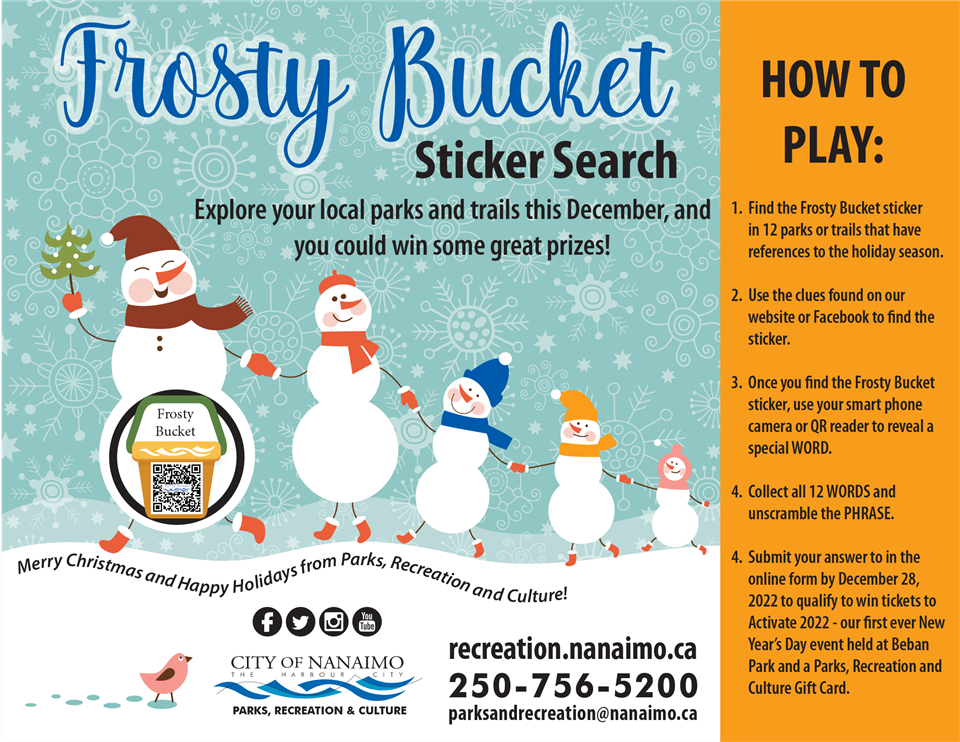 Search for the Frosty Bucket City of Nanaimo