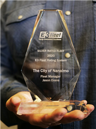 The silver E3 Fleet Energy Environment Excellence Award