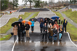 Mayor & Council, City staff, Milner Group, Nan BMX
