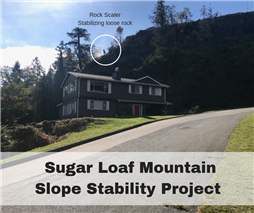 Sugar Loaf Mountain Slope Stability Project