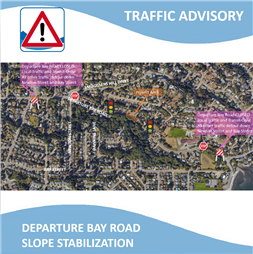 Departure Bay Road Traffic Advisory 