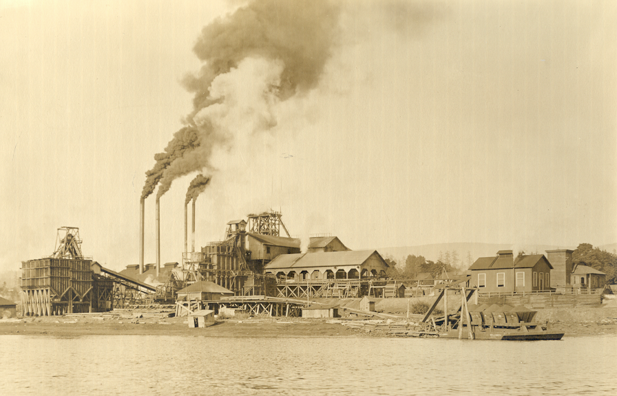 Historic image showing the No. 1 Esplanade Mine