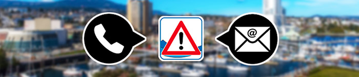 Emergency alert registration Register now with Nanaimo's Emergency Alert System
