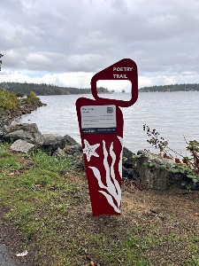 Queen Elizabeth Promenade Poetry Sign Location Queen Elizabeth Promenade Poetry Sign Location