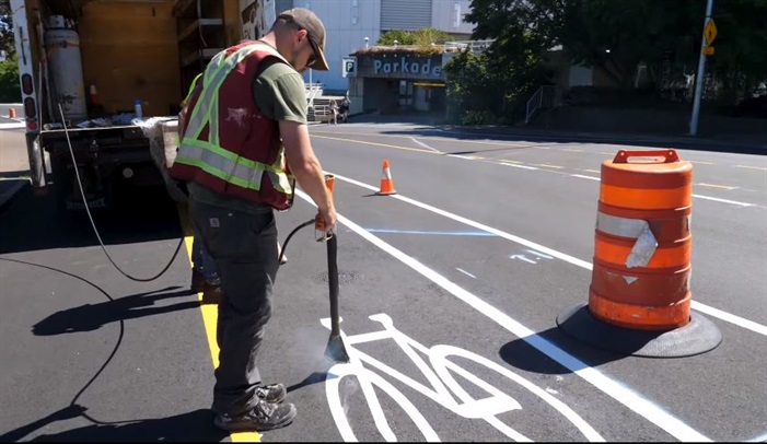 bike stencil