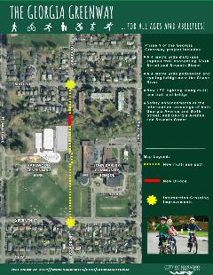 Georgia Greenway Phase 1 - Project Map