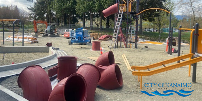 Construction of Maffeo Sutton Park playground