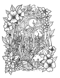 moth colouring page moth colouring page