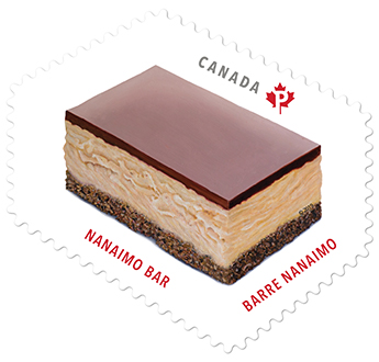 Sweet Canada Nanaimo Bar Stamp small