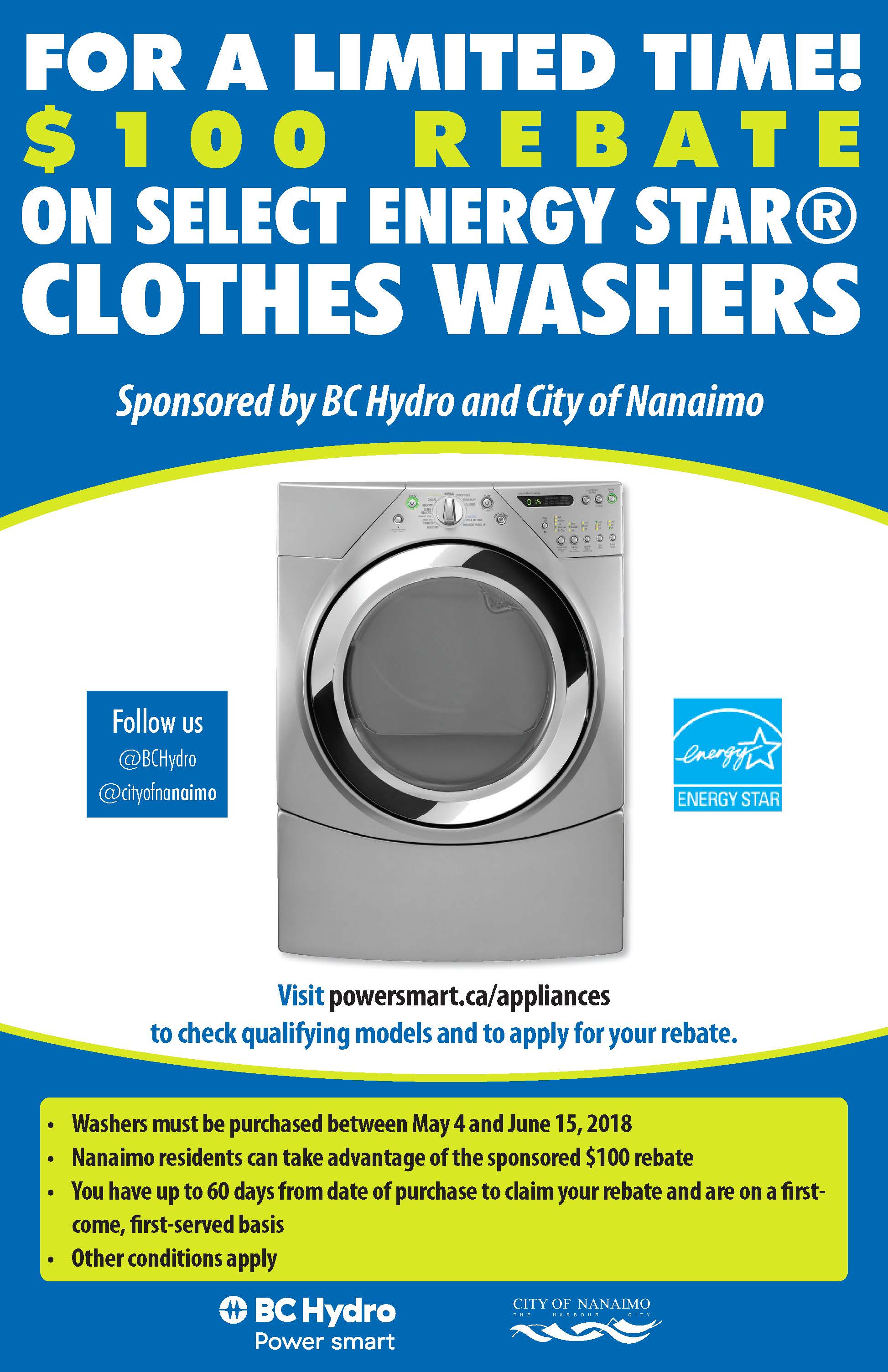 Clothes Washer Rebate Program New Rebates Available