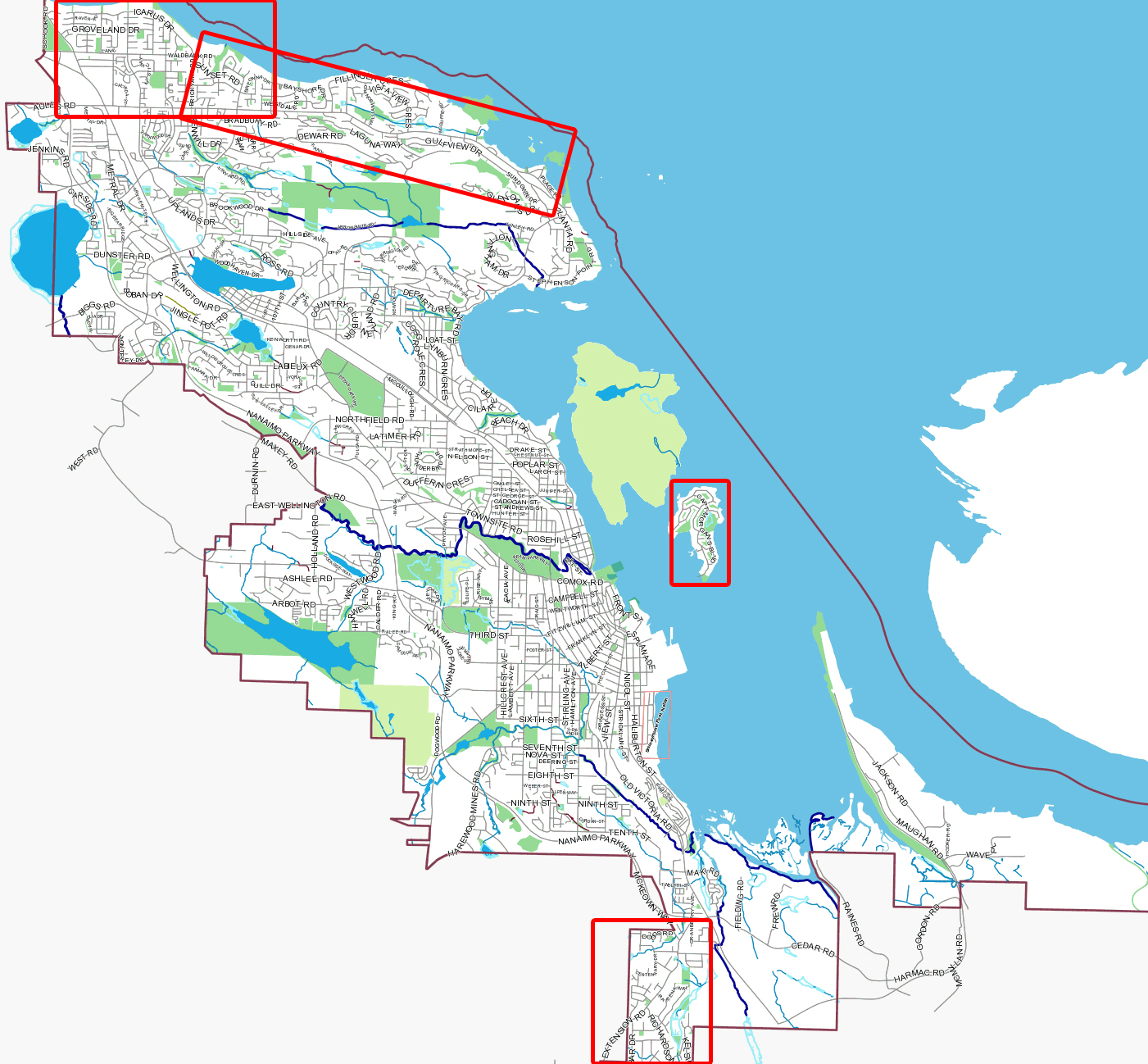 Water main flushing map Phase 4 Water main flushing map Phase 4