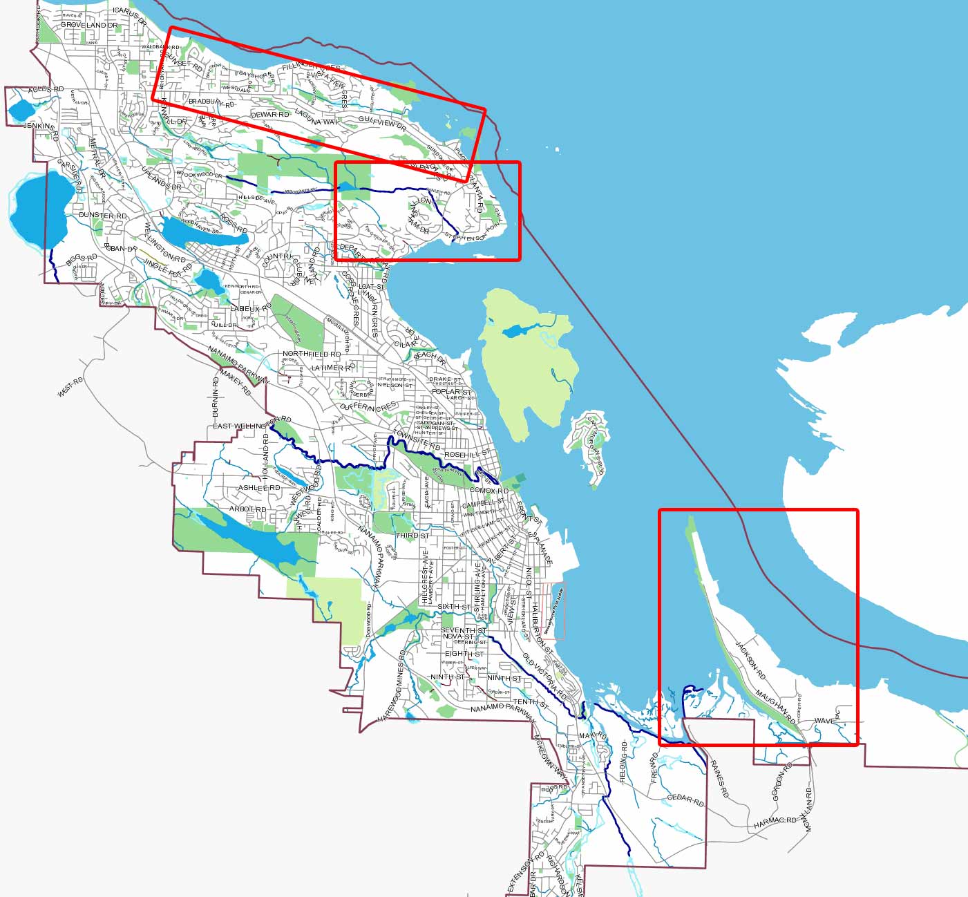 Water main flushing map Phase 5 Water main flushing map Phase 5