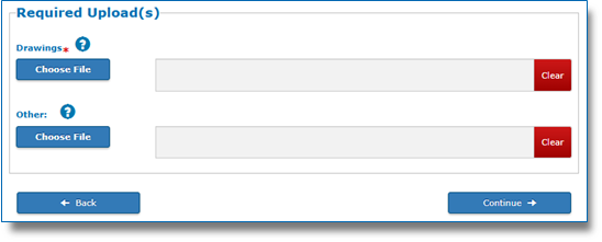Required Documents Upload Page screenshot
