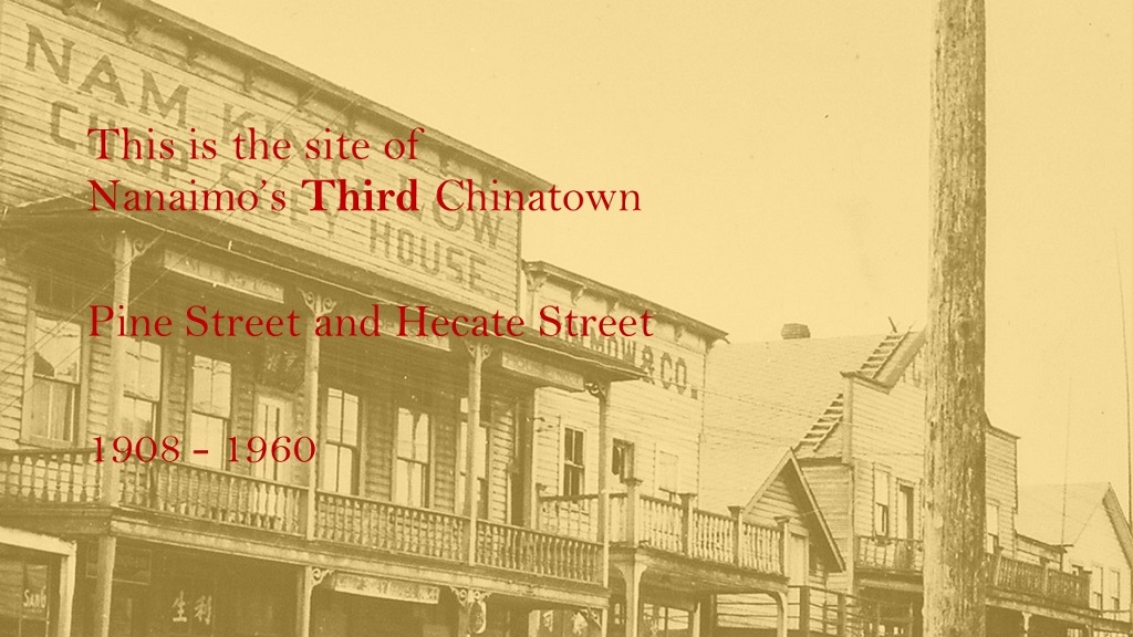 Nanaimo Chinatown Three at Pine Street and Hecate Street