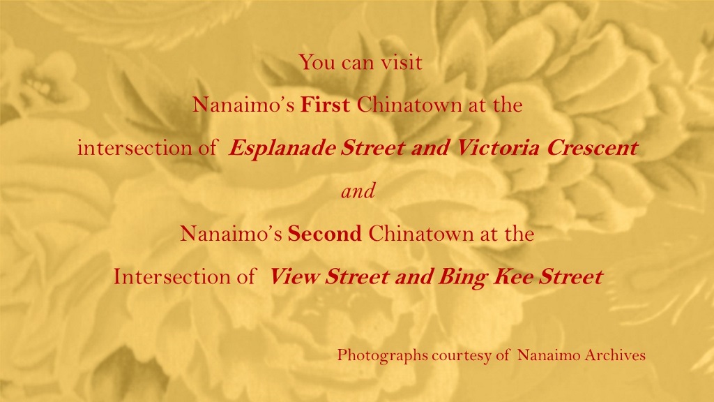 Nanaimo Chinatown Locations 1 & 2