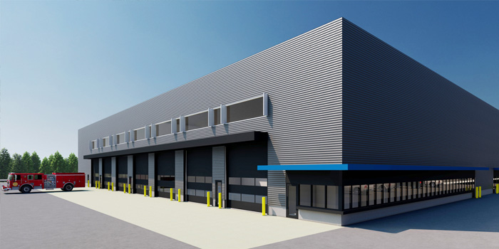 A rendering of the potential new fleet maintenance building at the Nanaimo Operations Centre