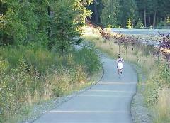 Runner on a trail