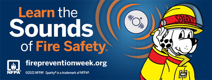 Fire Prevention Week October 3-9 Graphic