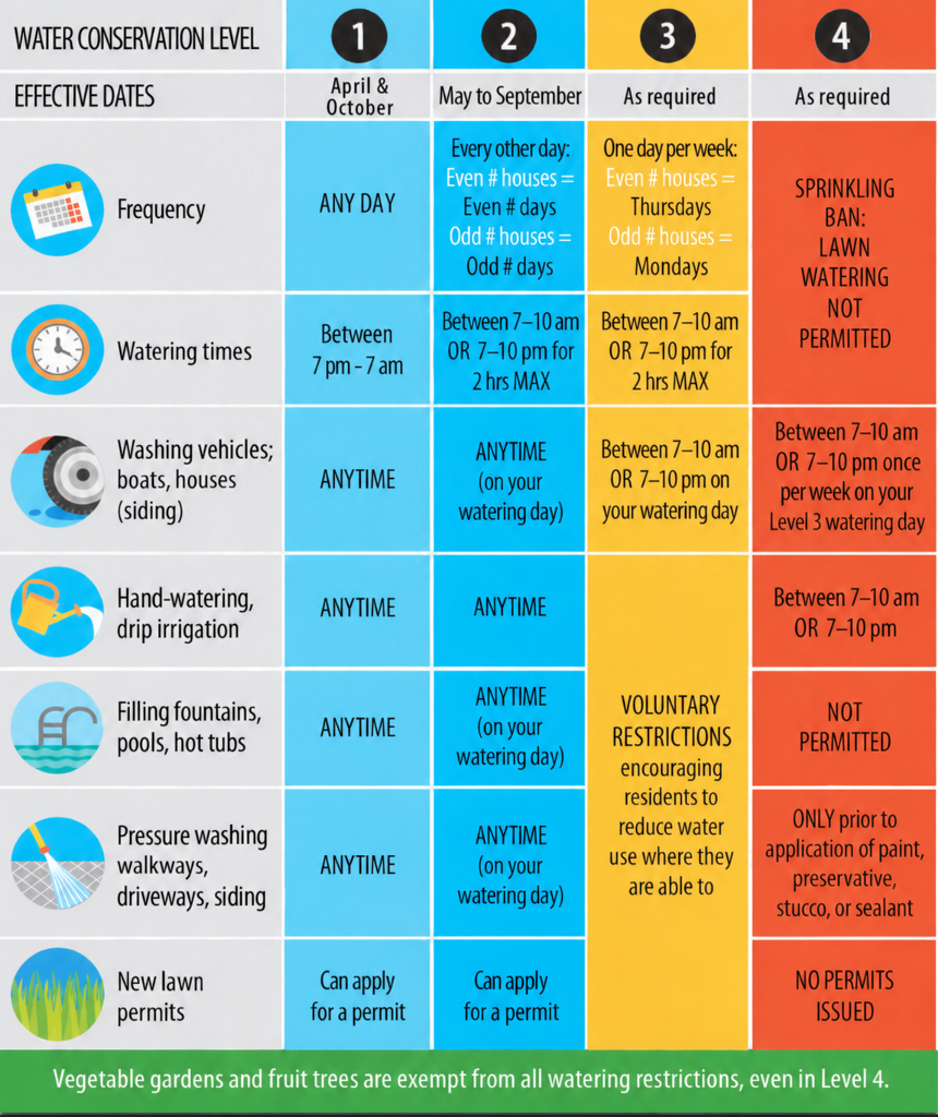 Region-Wide Watering Restrictions Poster