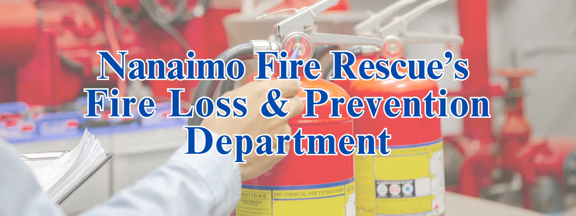 Fire Loss & Prevention Department Banner