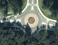 Turner Rd and Linley Valley Dr roundabout aerial view