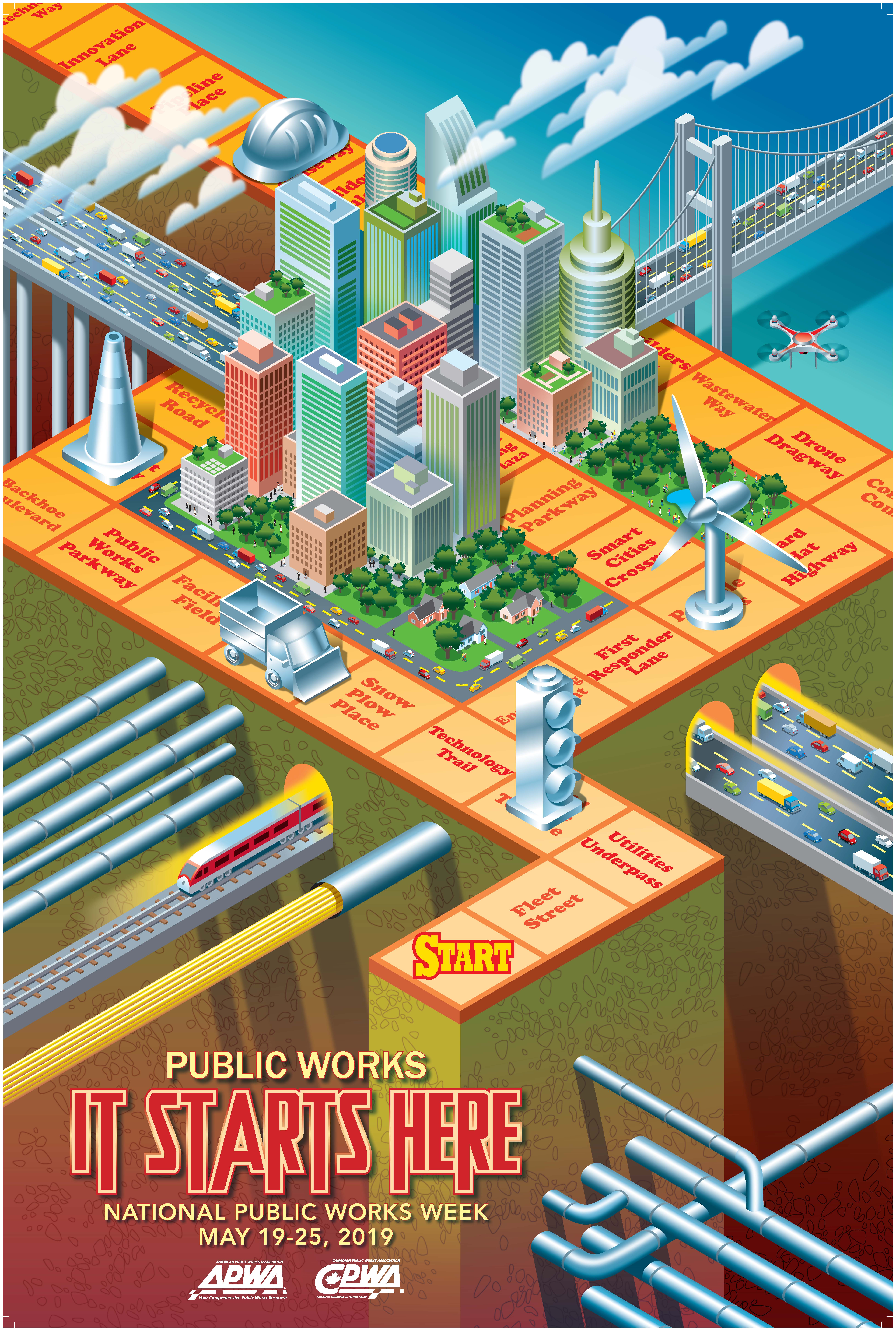 Public Works Week poster
